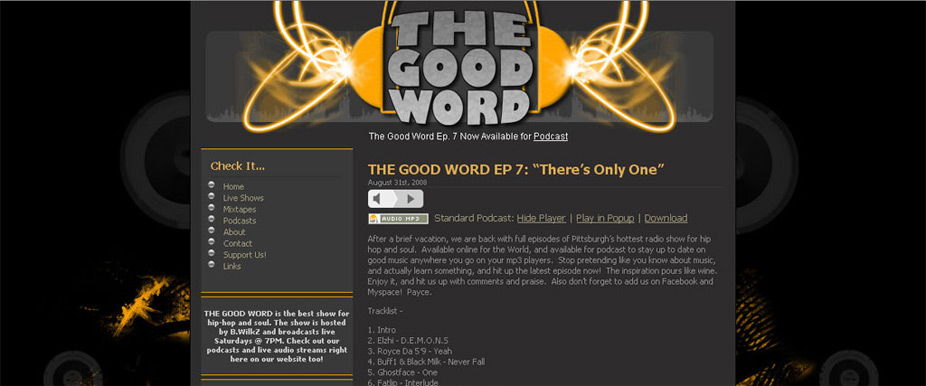 The Good Word Radio Show Screenshot